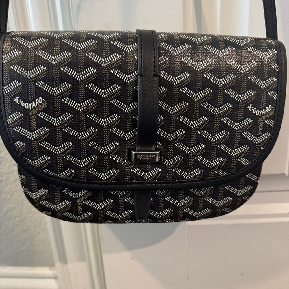 Black and White Crossbody Bag